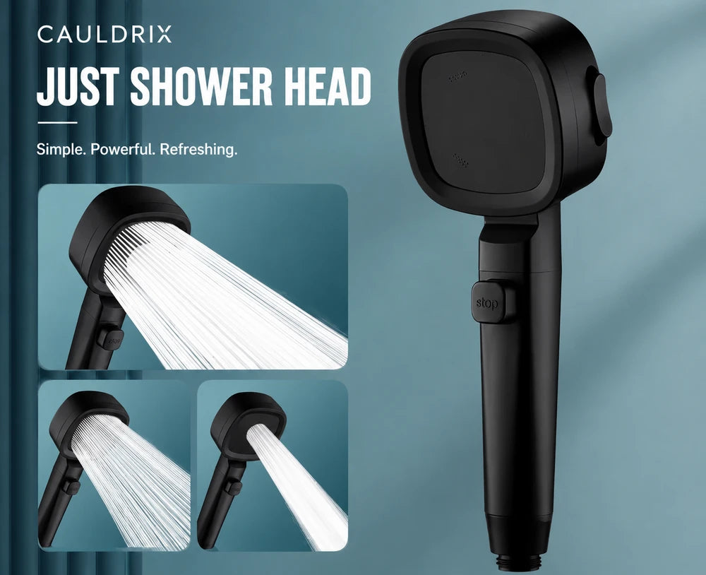 Cauldrix™ HydroForce High Pressure Shower Head  Upgrade your daily shower with powerful water pressure and a cleaner, more refreshing rinse.