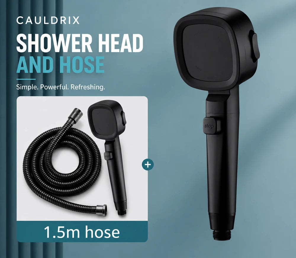 Cauldrix™ HydroForce High Pressure Shower Head  Upgrade your daily shower with powerful water pressure and a cleaner, more refreshing rinse.