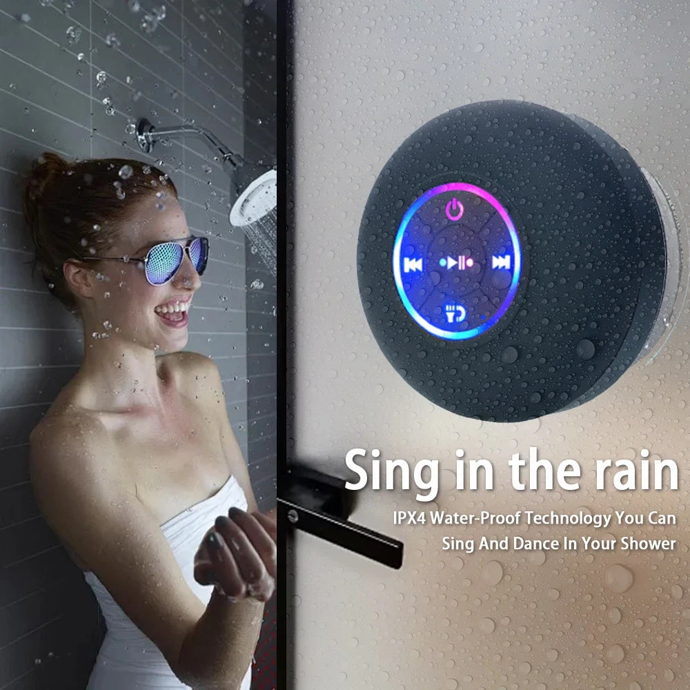 Cauldrix™ AquaBeat Portable Bluetooth Shower Speaker