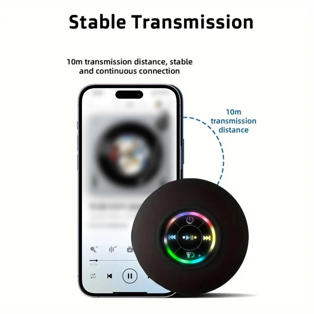 Cauldrix™ AquaBeat Portable Bluetooth Shower Speaker
