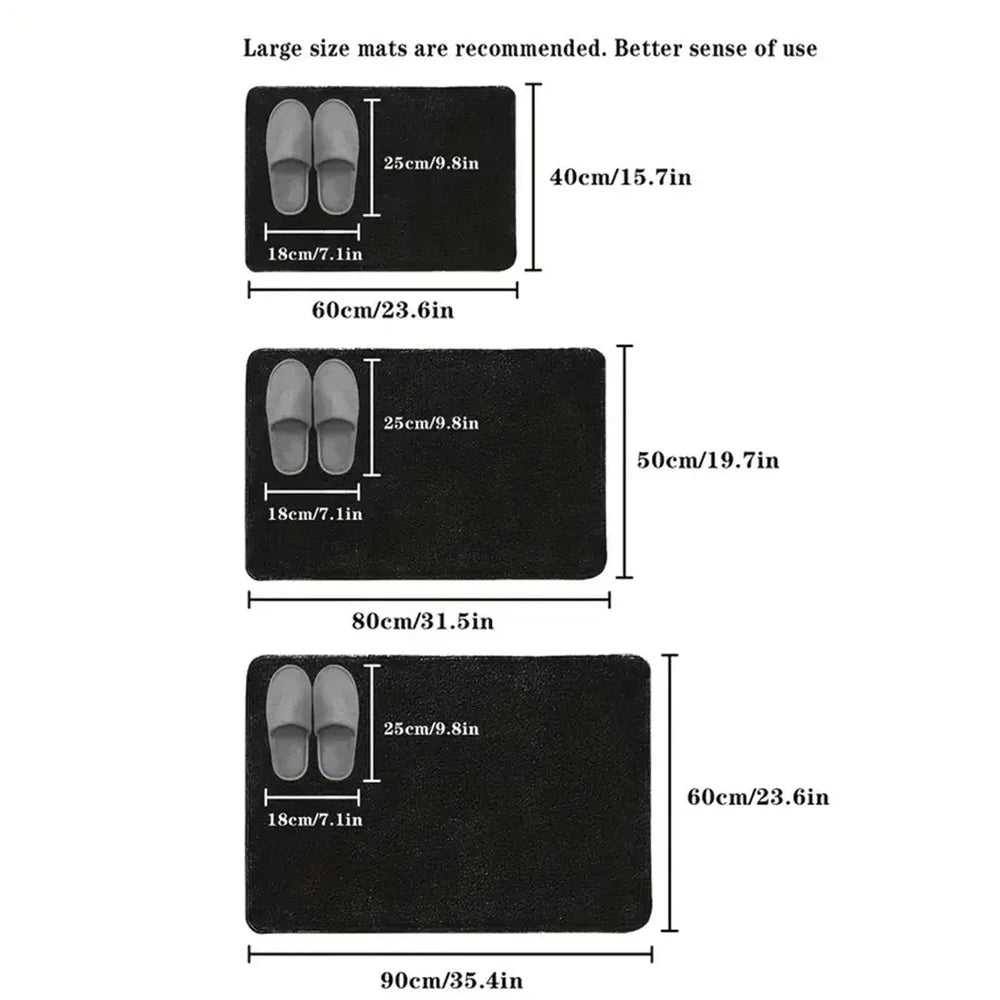 Cauldrix™ CloudStep Memory Foam Bath Mat – Quick-Dry & Non-Slip Bathroom Rug