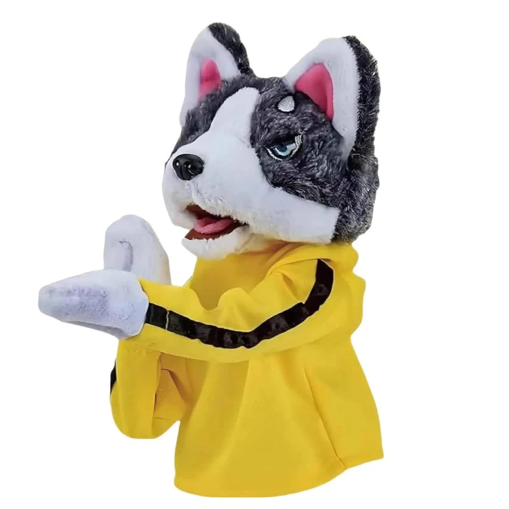 Kung Fu Husky Dog Boxer Funny Hand Puppet Party Favor