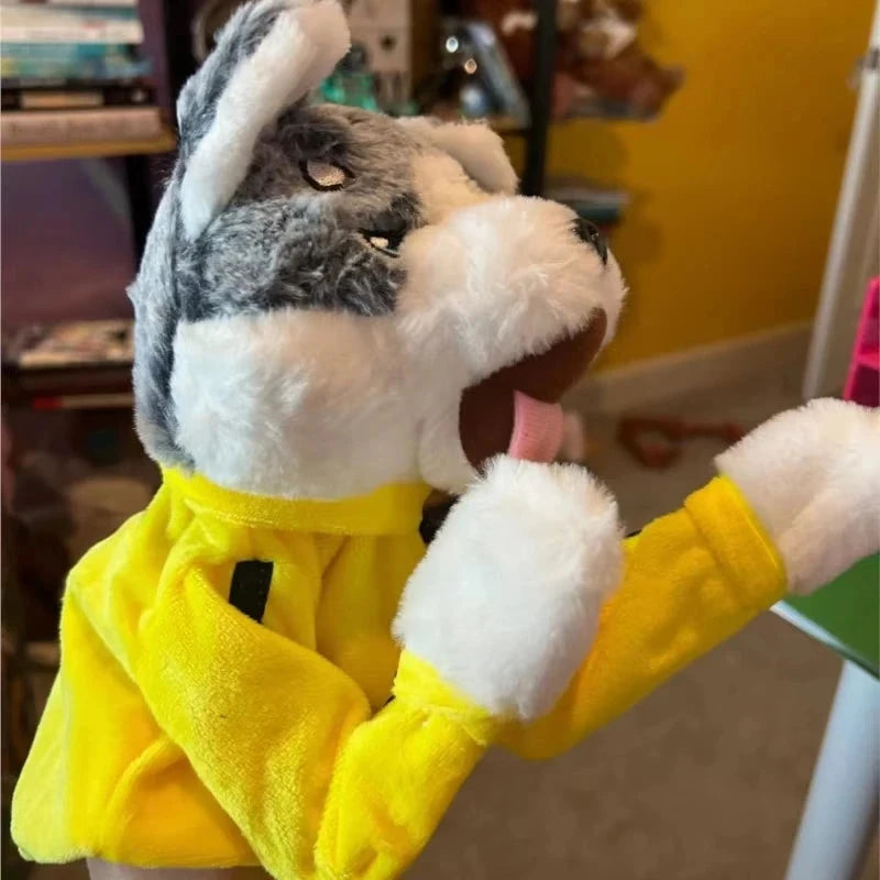 Kung Fu Husky Dog Boxer Funny Hand Puppet Party Favor