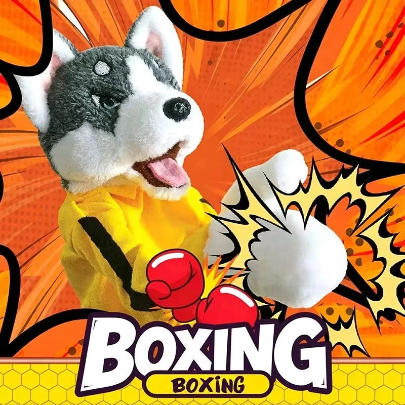 Kung Fu Husky Dog Boxer Funny Hand Puppet Party Favor