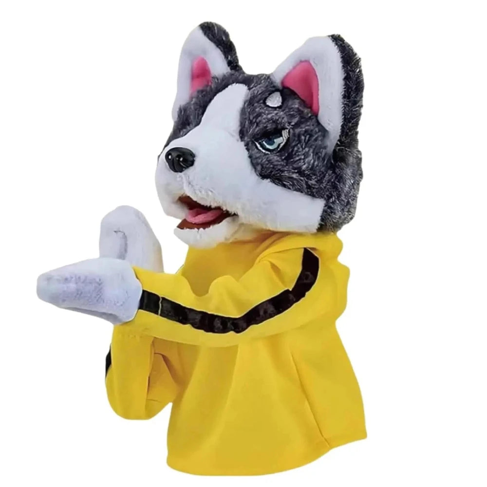 Kung Fu Husky Dog Boxer Funny Hand Puppet Party Favor