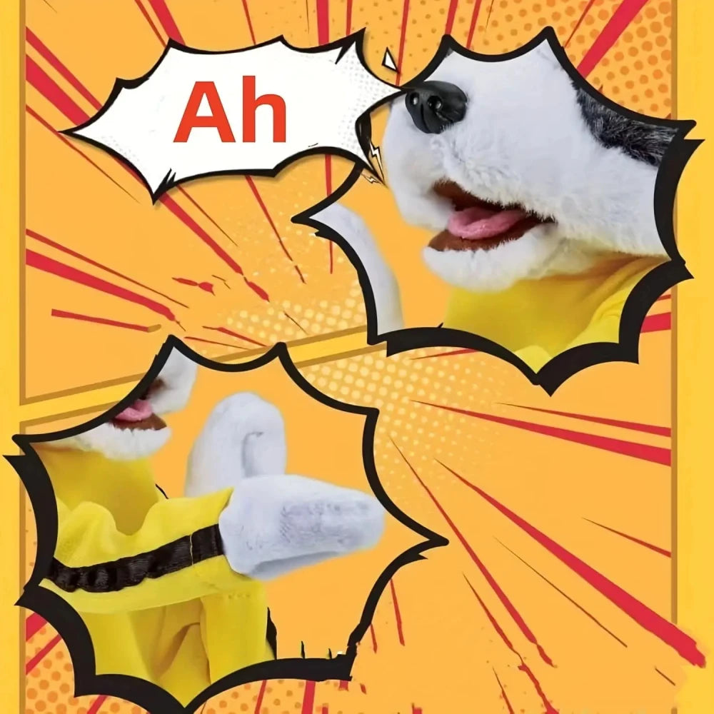 Kung Fu Husky Dog Boxer Funny Hand Puppet Party Favor