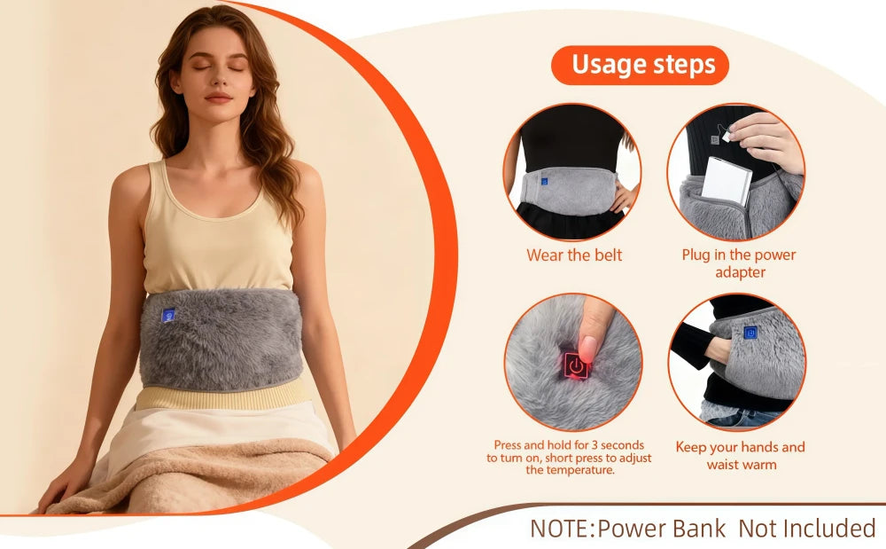 Cauldrix™ ComfortHeat – Adjustable Heating Waist Wrap