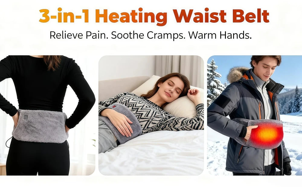 Cauldrix™ ComfortHeat – Adjustable Heating Waist Wrap