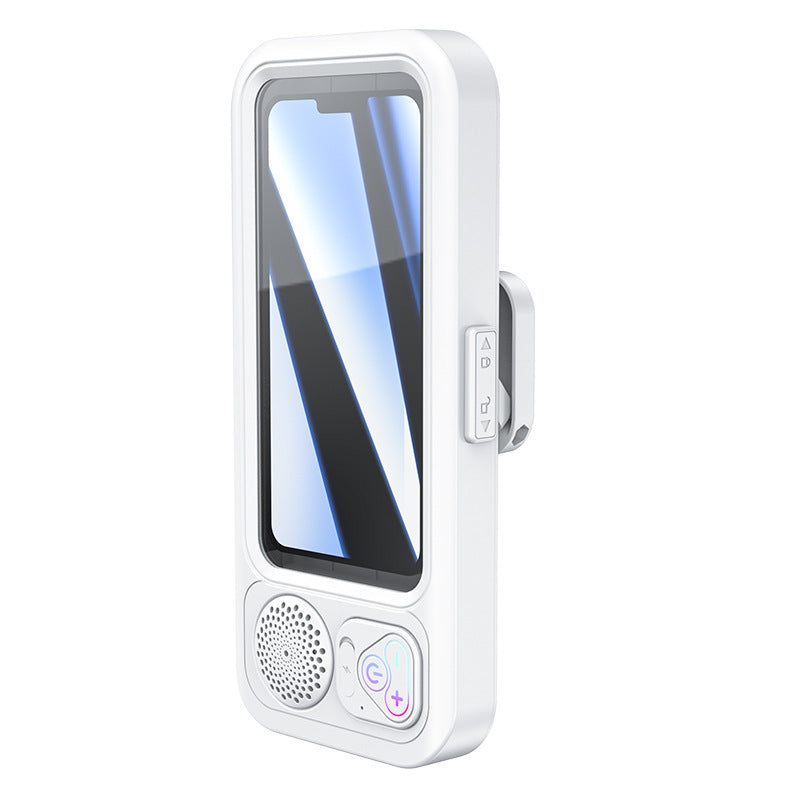Cauldrix™ AquaSound Pro Waterproof Bluetooth Shower Phone Mount