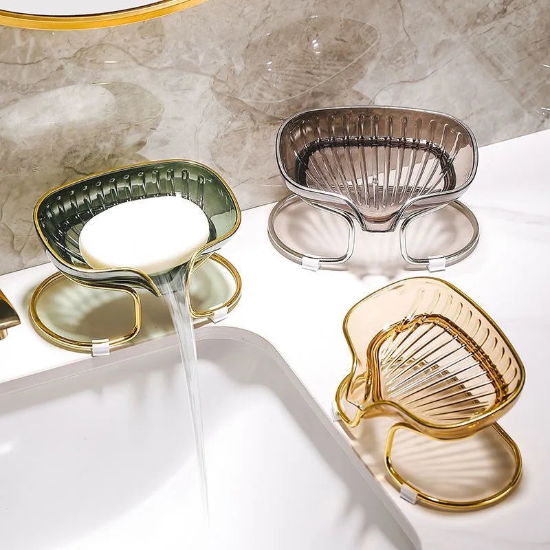 Cauldrix™ Luxury PureFlow Self-Draining Soap Dish
