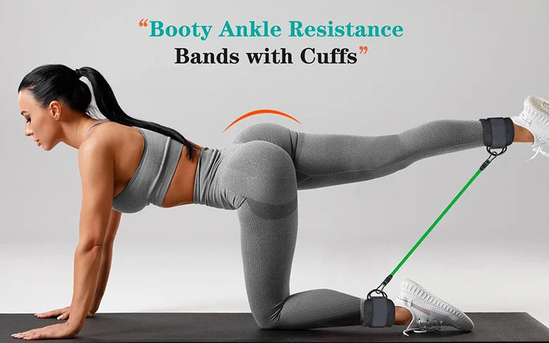 Cauldrix™ BootyBurn 6-Piece Ankle Resistance Flex Band Set