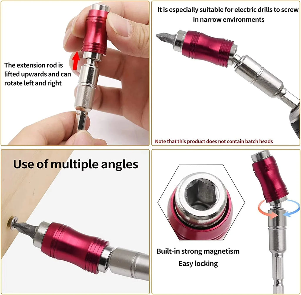Cauldrix™ FlexDrive Magnetic Pivoting Bit Holder