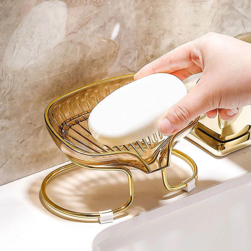 Cauldrix™ Luxury PureFlow Self-Draining Soap Dish