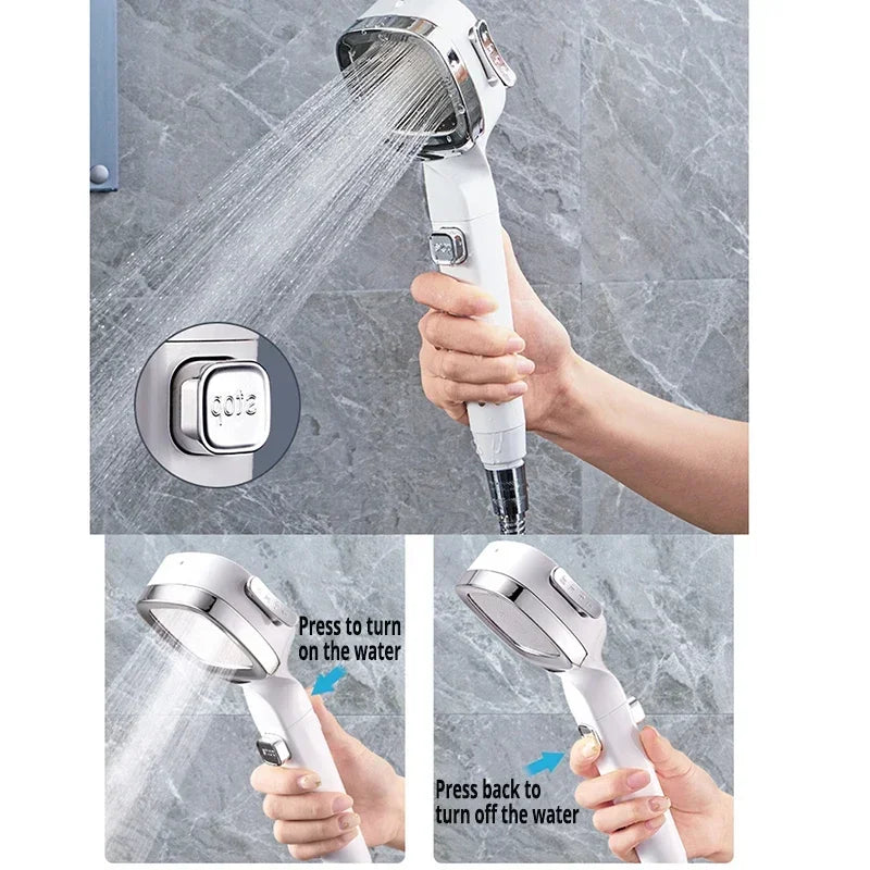 Cauldrix™ HydroForce High Pressure Shower Head  Upgrade your daily shower with powerful water pressure and a cleaner, more refreshing rinse.