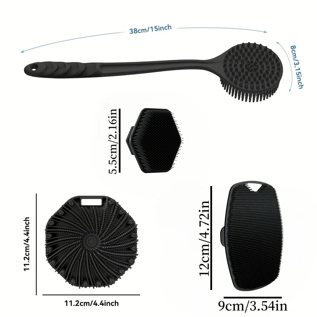 Cauldrix™ ForgeScrub 1-4 Silicone Face & Body Brush