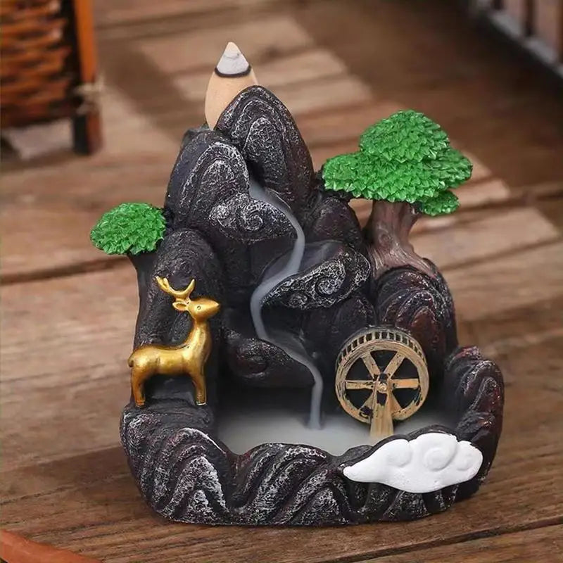 Cauldrix™ Serenity Falls Backflow Incense Burners