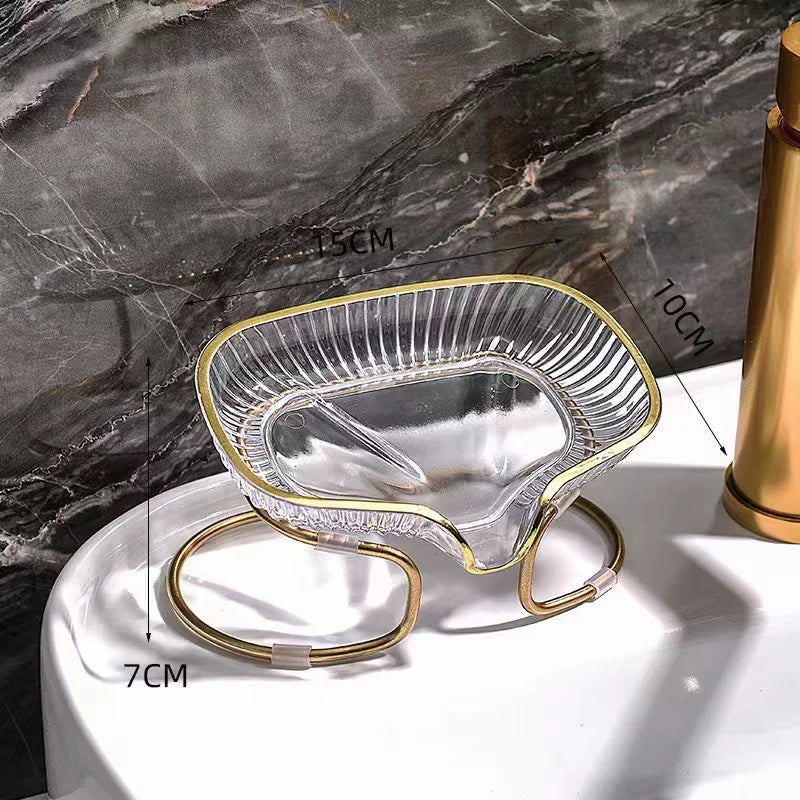 Cauldrix™ Luxury PureFlow Self-Draining Soap Dish
